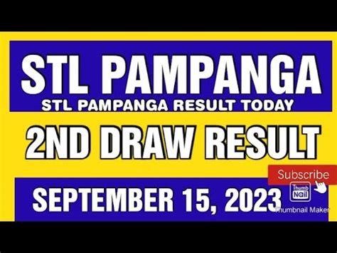 stl pampanga 2nd draw result today